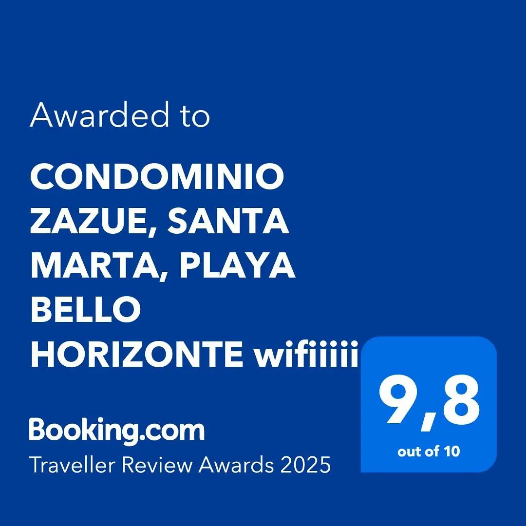 Condominio Zazue, Santa Marta, Playa Bello Horizonte Wifiiiii
